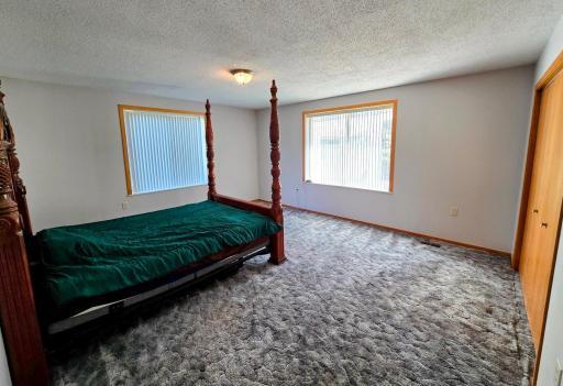 Carpeted bedroom