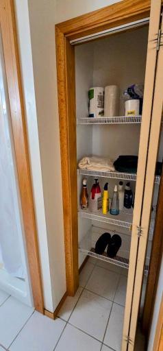 Includes extra linen closet