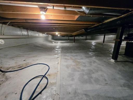 Well lit, and could be used for extra storage. Easy access to all plumbing.