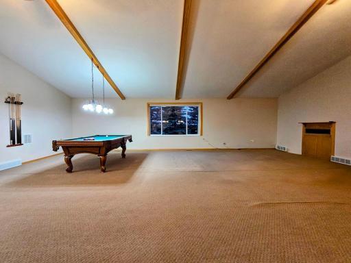 Great living and rec room area.