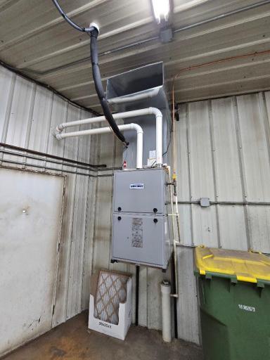 Newer forced air furnace
