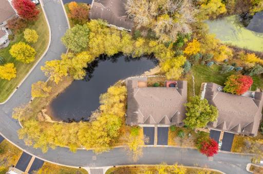 Stunning pond views. Pond is HOA maintained.