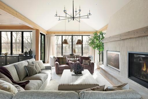 Photo highlights the style, craftsmanship and expertise you can expect when building a custom home with Wooddale Builders.