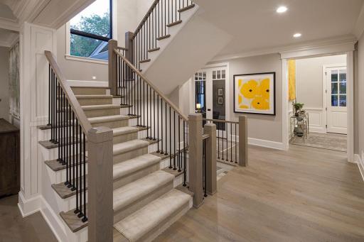 Photo highlights the style, craftsmanship and expertise you can expect when building a custom home with Wooddale Builders.