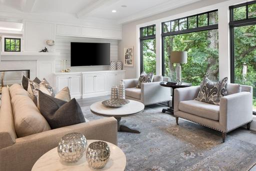 Photo highlights the style, craftsmanship and expertise you can expect when building a custom home with Wooddale Builders.