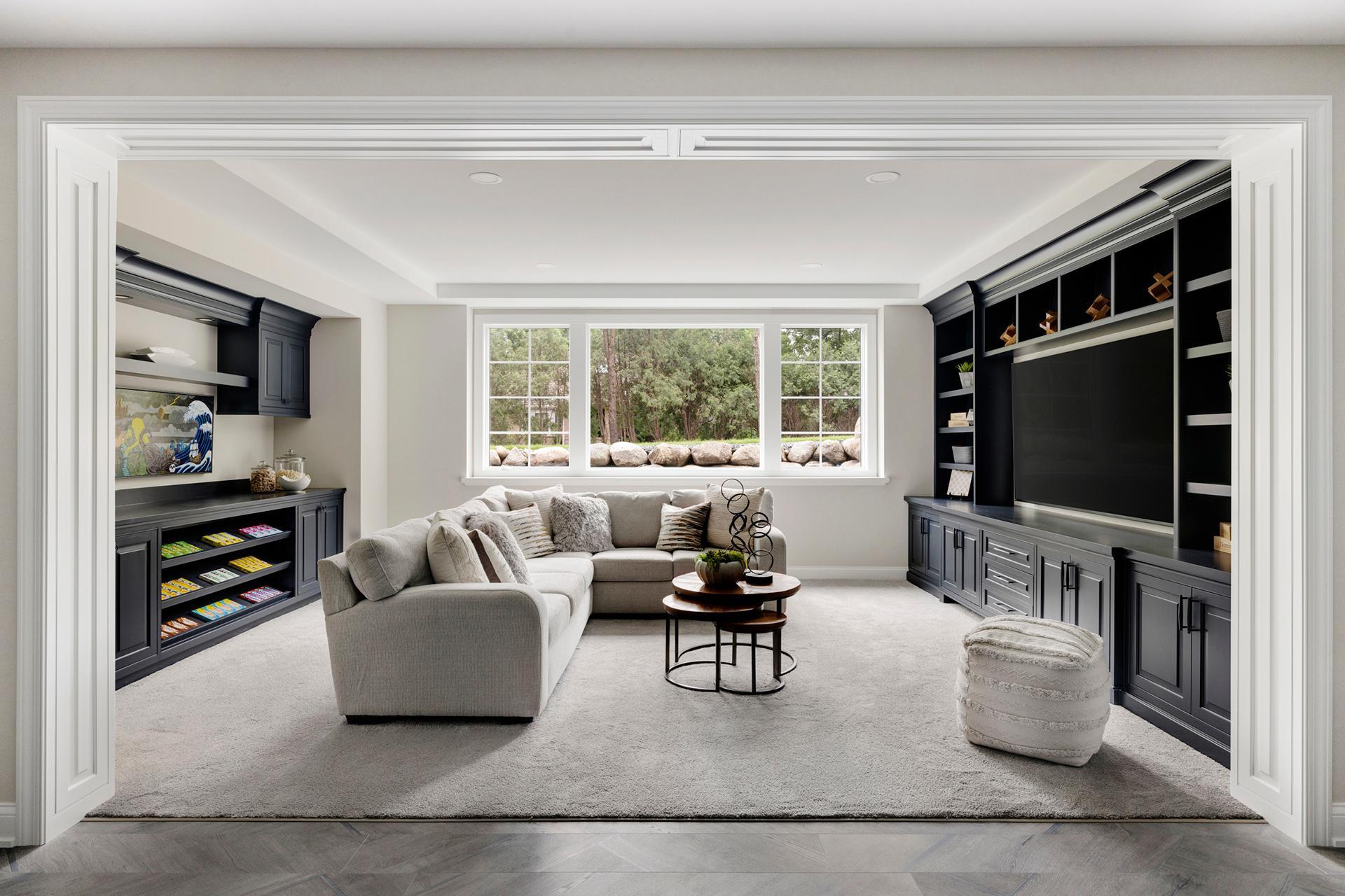 Photo highlights the style, craftsmanship and expertise you can expect when building a custom home with Wooddale Builders.