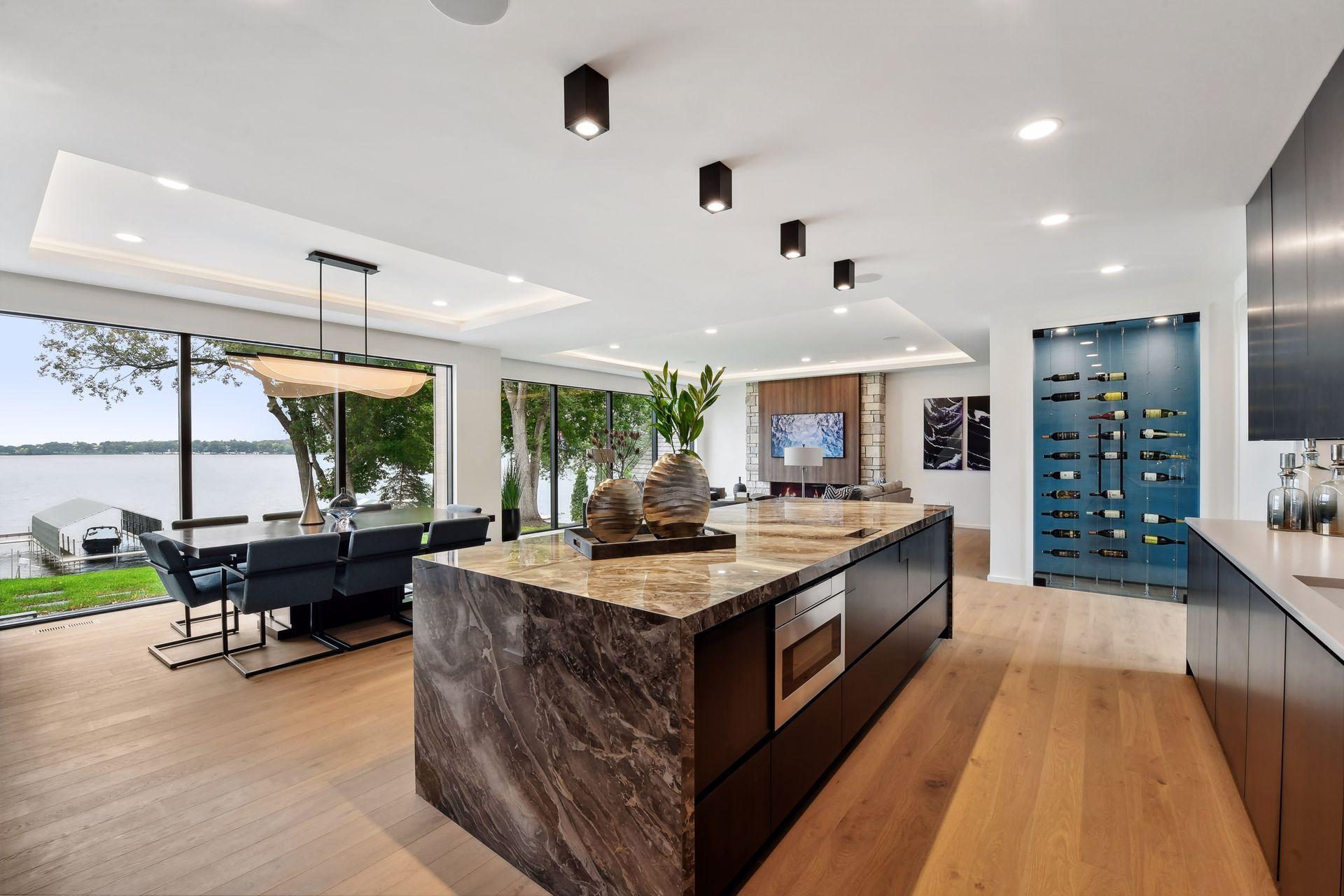 Photo highlights the style, craftsmanship and expertise you can expect when building a custom home with Wooddale Builders.