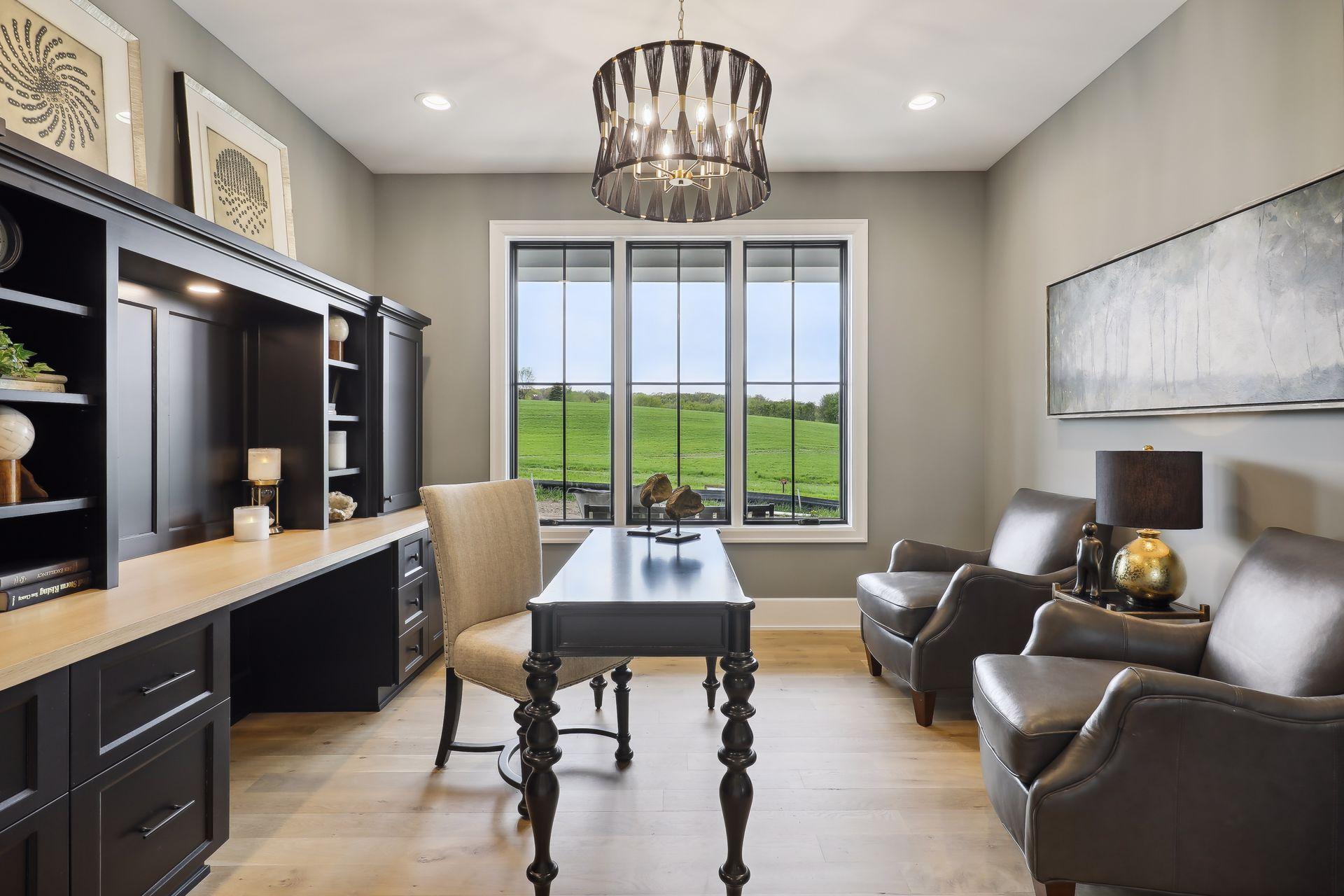 Photo highlights the style, craftsmanship and expertise you can expect when building a custom home with Wooddale Builders.