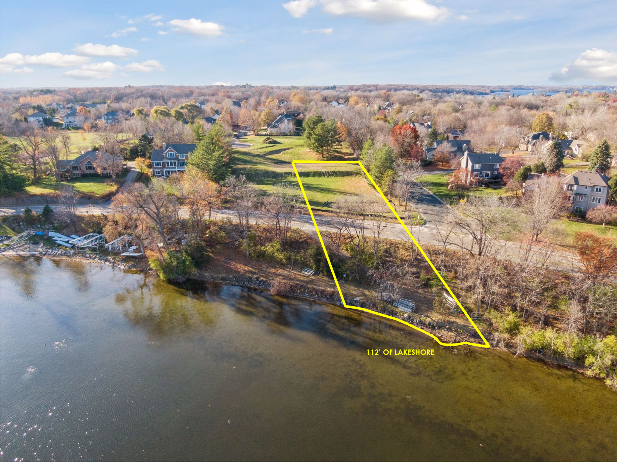 Nestled on a spacious .79 acre parcel with 112 feet of Lake Minnewashta shoreline, Wooddale Builders will partner with you to create your dream home!