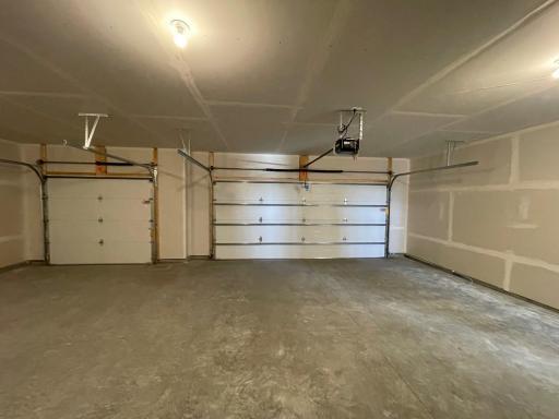 Insulated and Sheetrocked with Insulated Garage Doors and Opener on Double Door!