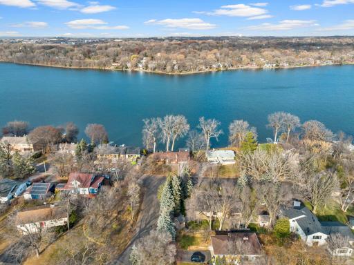 Crystal Lake front property with 101 feet of shoreline.