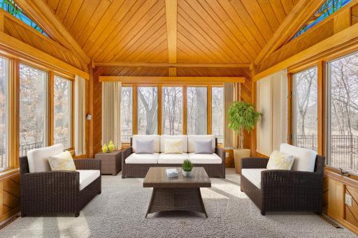 This 4 Bedroom 3 Bath home is filled with wonderful features. Situated on a gorgeous private tree-filled lot. The four-season Sunroom will be your favorite room. Surrounded by walls of windows with panoramic views of the beautiful yard.