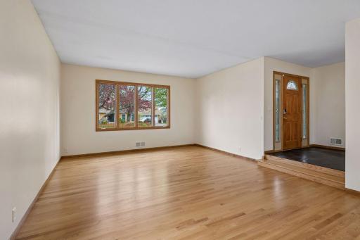 The expansive family room is great for large family gatherings.