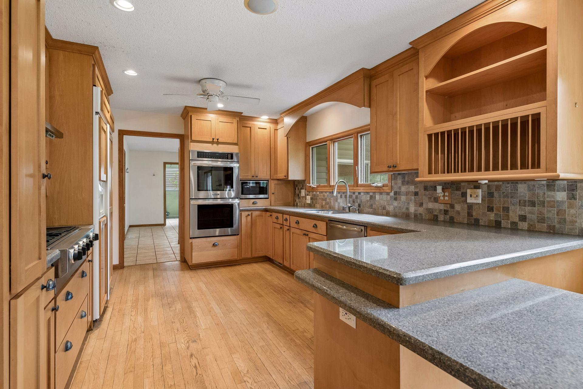 A well-designed kitchen includes abundant storage!
