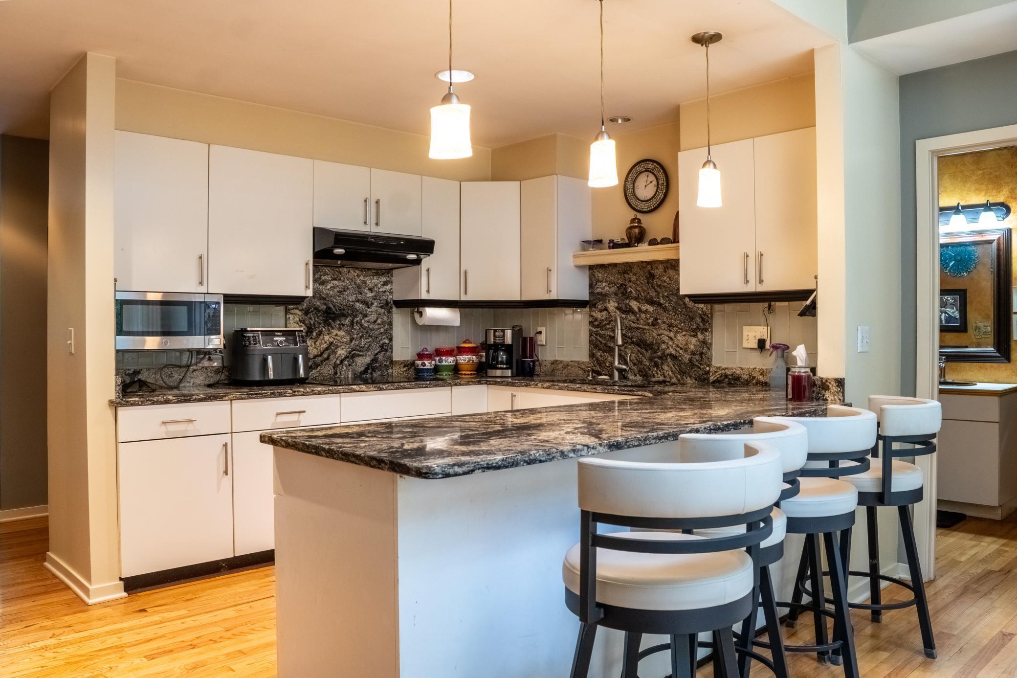 Kitchen- Partial Island and counter