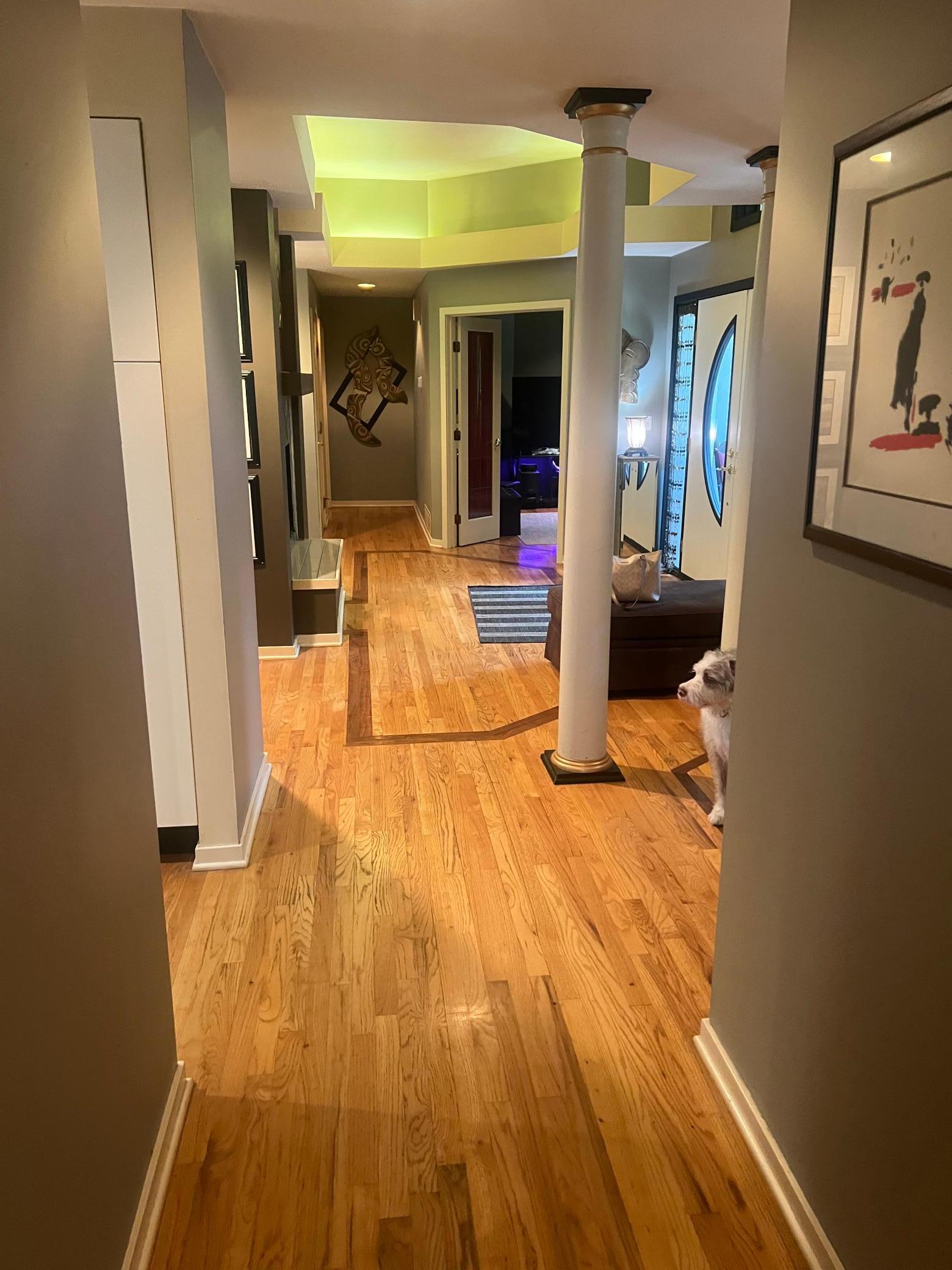 Hallway entry to Foyer