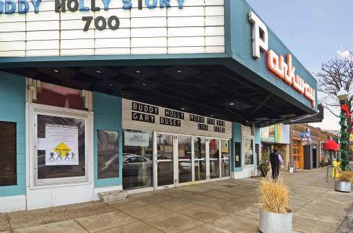 Parkway Theatre nearby has evolved into a concert venue, but also still shows movies - usually classics