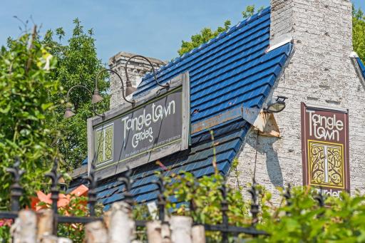 Nearby Tangletown Gardens, just one of many nearby small businesses.