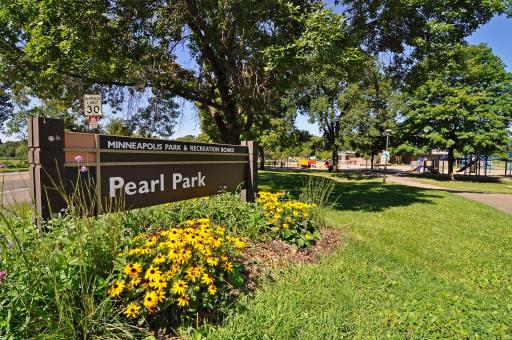 Pearl Park is a short walk from the house.