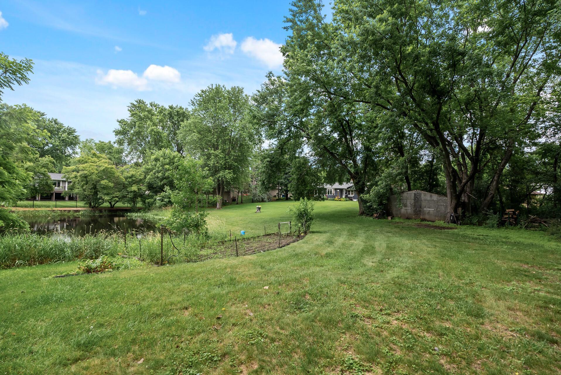 Back of lot looking towards home