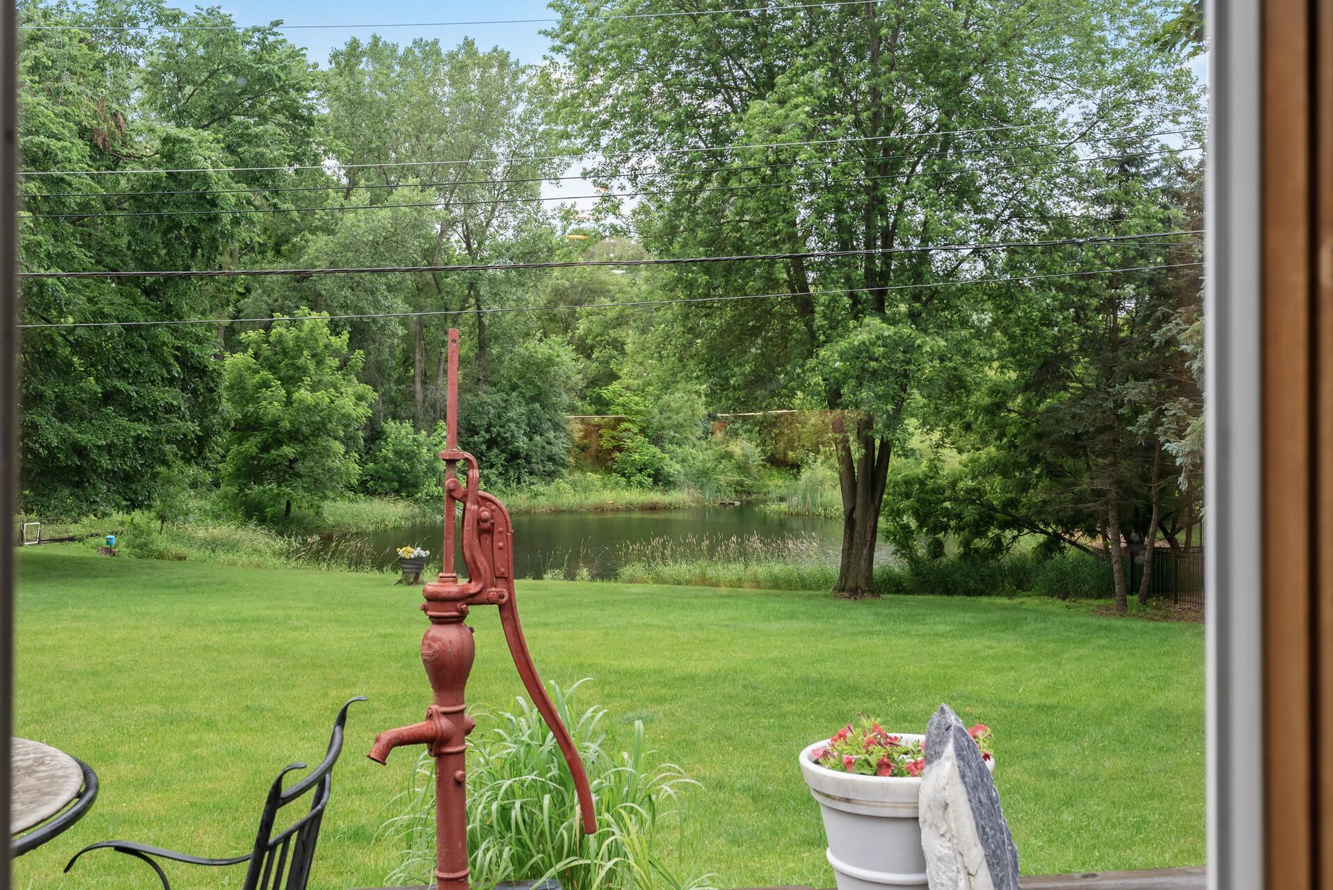 View from deck