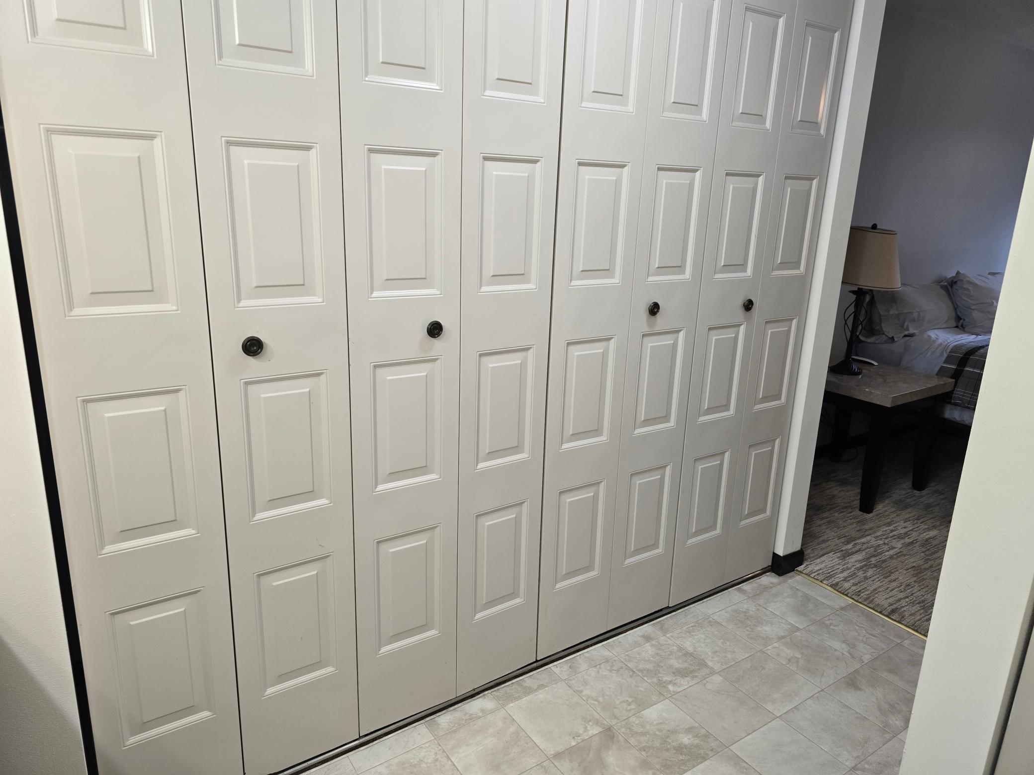 Primary closet
