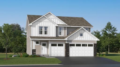 (Artist rendering, actual homes colors and finishes will vary) Welcome to the Markham!