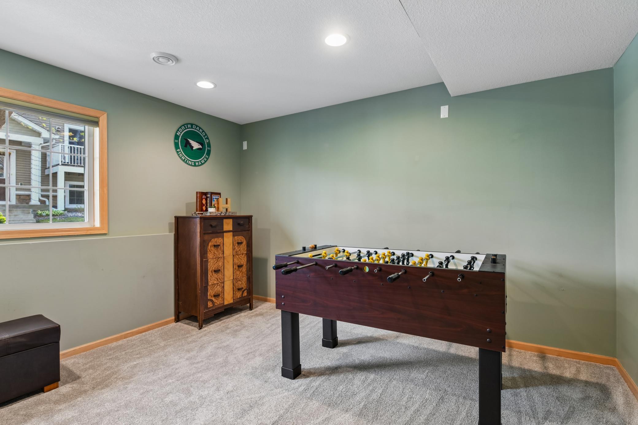 Finished daylight lower level - versatile space can be game room, family room, toy room, exercise area, hobby/craft space, guest room, etc.!