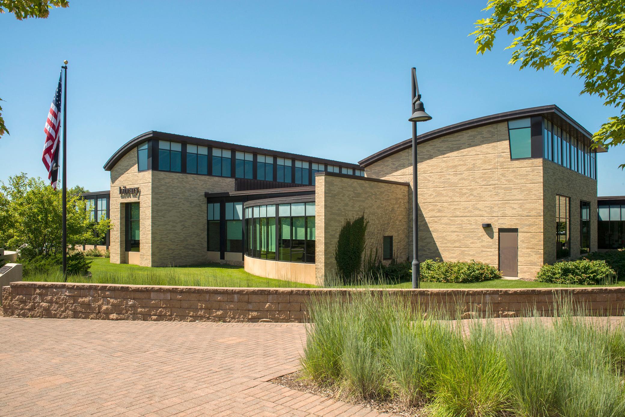 Beautiful county library in nearby Downtown Chanhassen