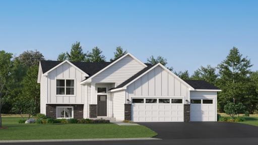 Photo for 829 Erickson Lane, Buffalo, MN 55313 - listing #6819422 (Exterior rendering, finishes will vary) The Walker has a stunning exterior.