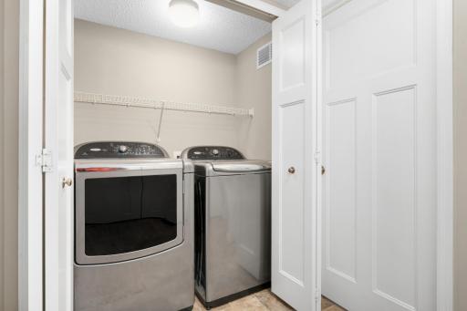 Dedicated lower-level laundry area. UNFINISHED AREA next to this which would be great for a 4th bedroom or rec room with rough-in for a 4th bathroom.
