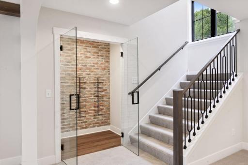 Lower Level wine cellar
