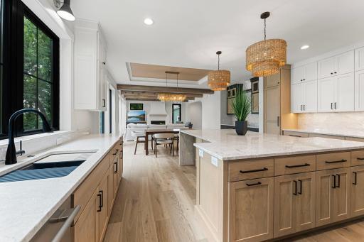 view of main area from back kitchen