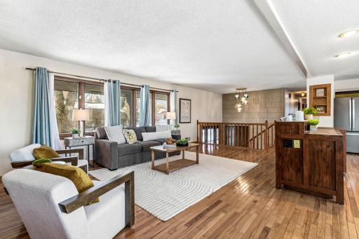 Check out the gorgeous hardwood floors.