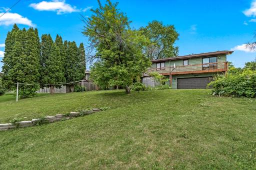 The home sits on over 1/4 acre, so many possibilities with this backyard!