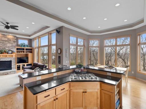 View of the magnificent windows throughout the heart of this home!