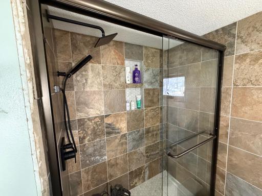 New tiled shower