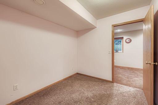 This is a great flex room which could be a den, office or even a potential bedroom as there is an Egress window and a closet.