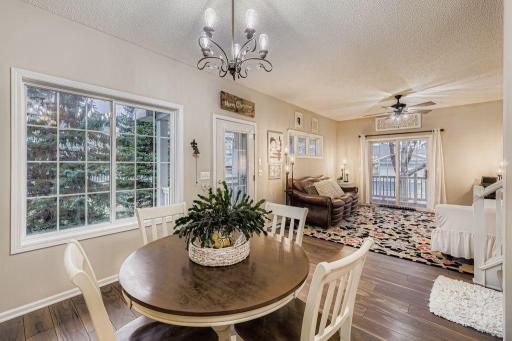 3.1 Eating Area to the Living Room with walk out to deck.