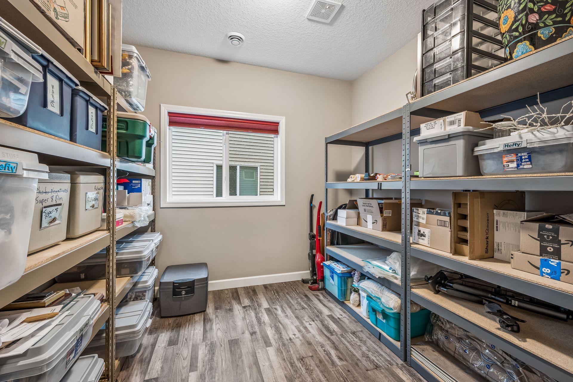 Multi-purpose room! Use for storage, an office, craft room, etc