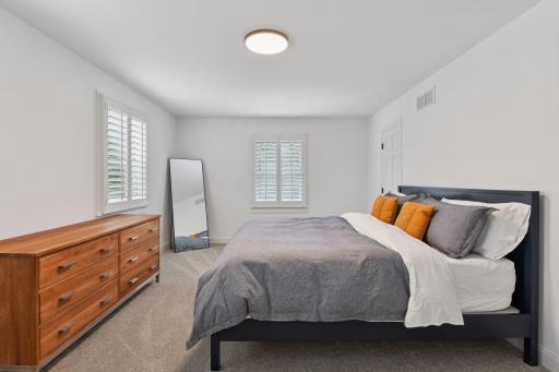 Primary bedroom on upper level
