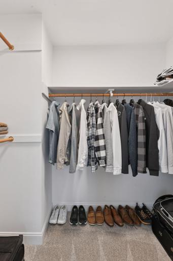 Great closet space for the primary bedroom