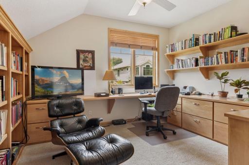 Very Special! Upper Level Office Space with Built Ins and 3/4 Bath