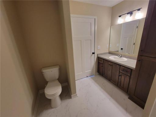 Alt Private Primary Bathroom (*not exact home pictured. Photos depict similar home following the Princeton B plan).