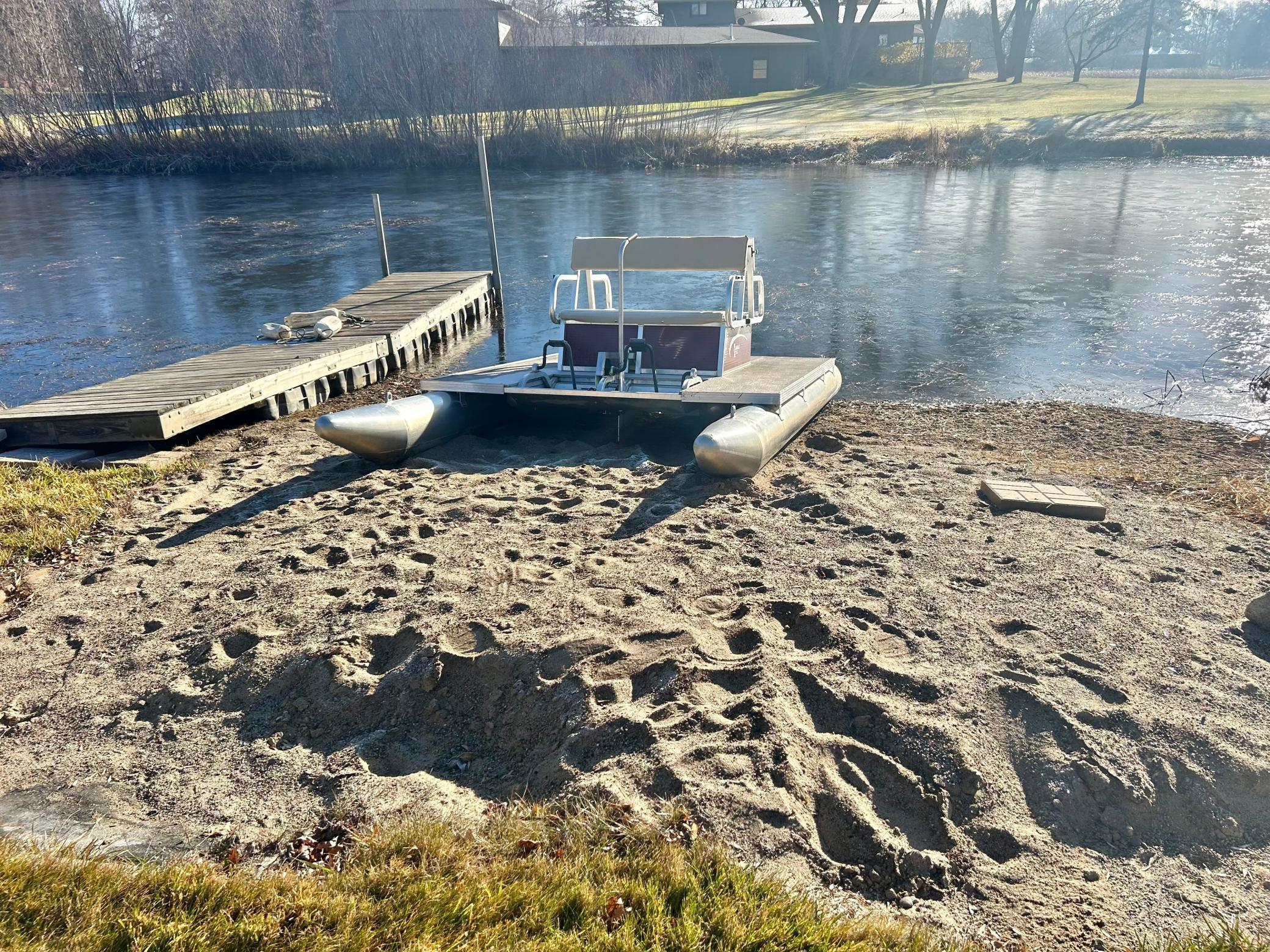 Enjoy the sandy beach