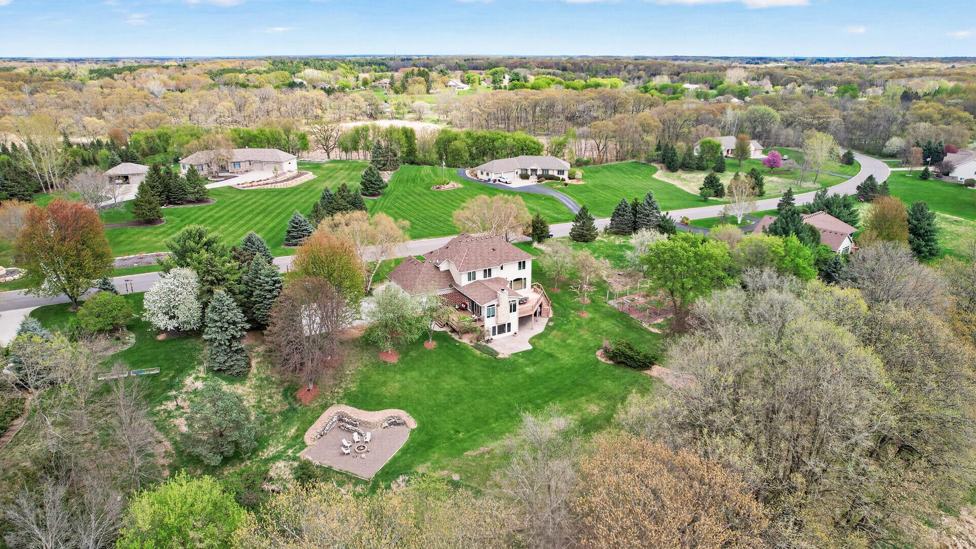 Aerial of the property
