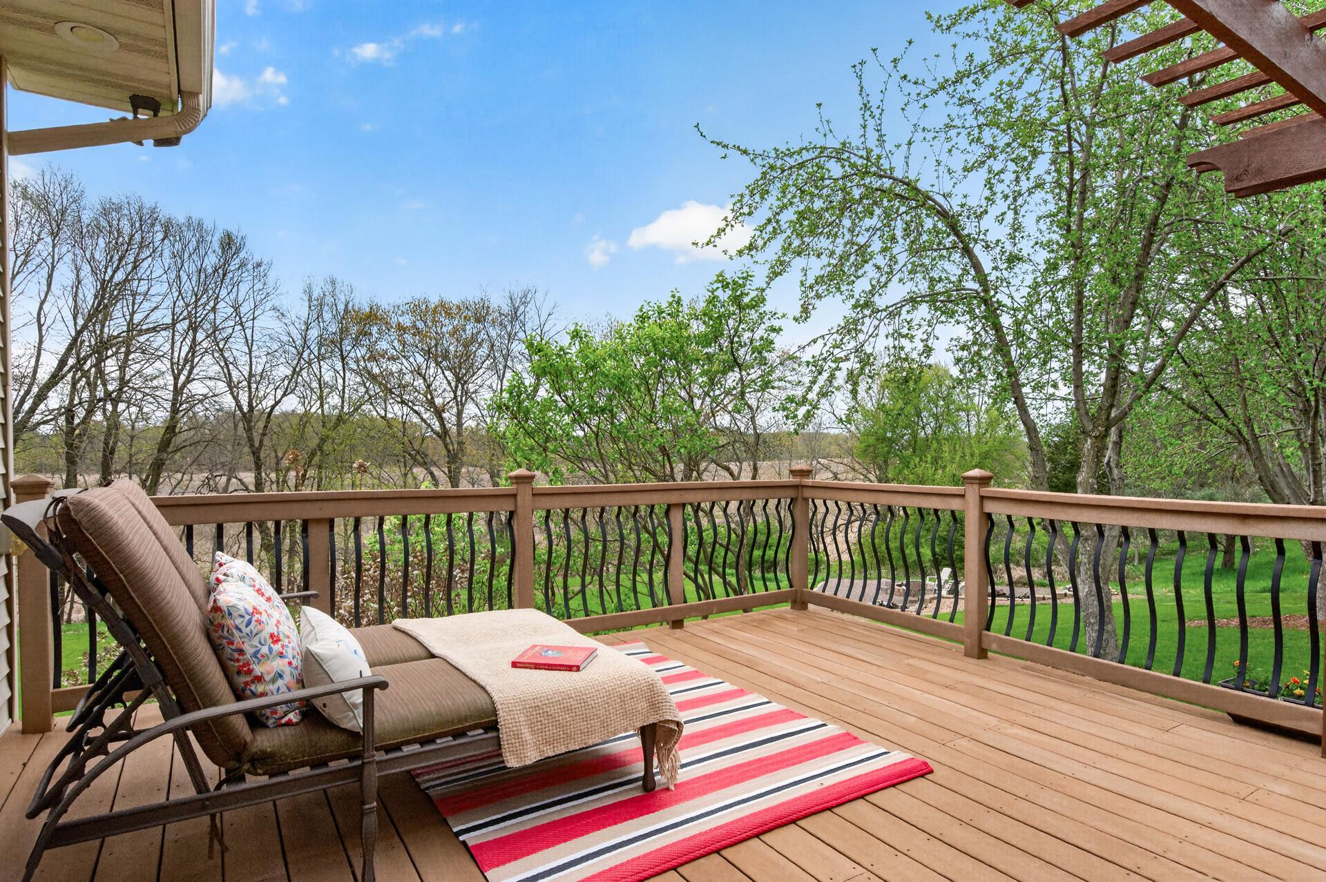 Views from the northern deck