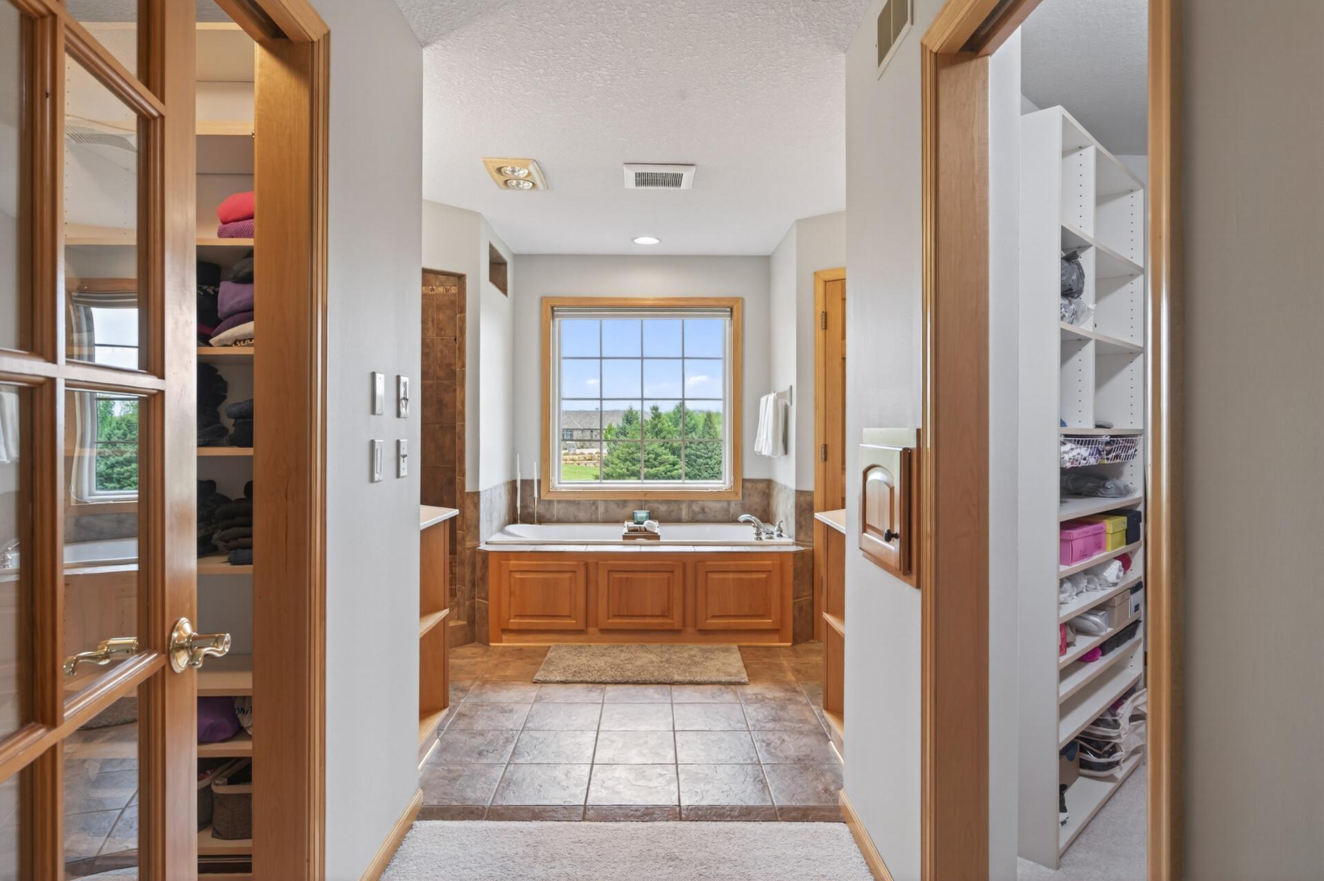 This private owners bath is devine!