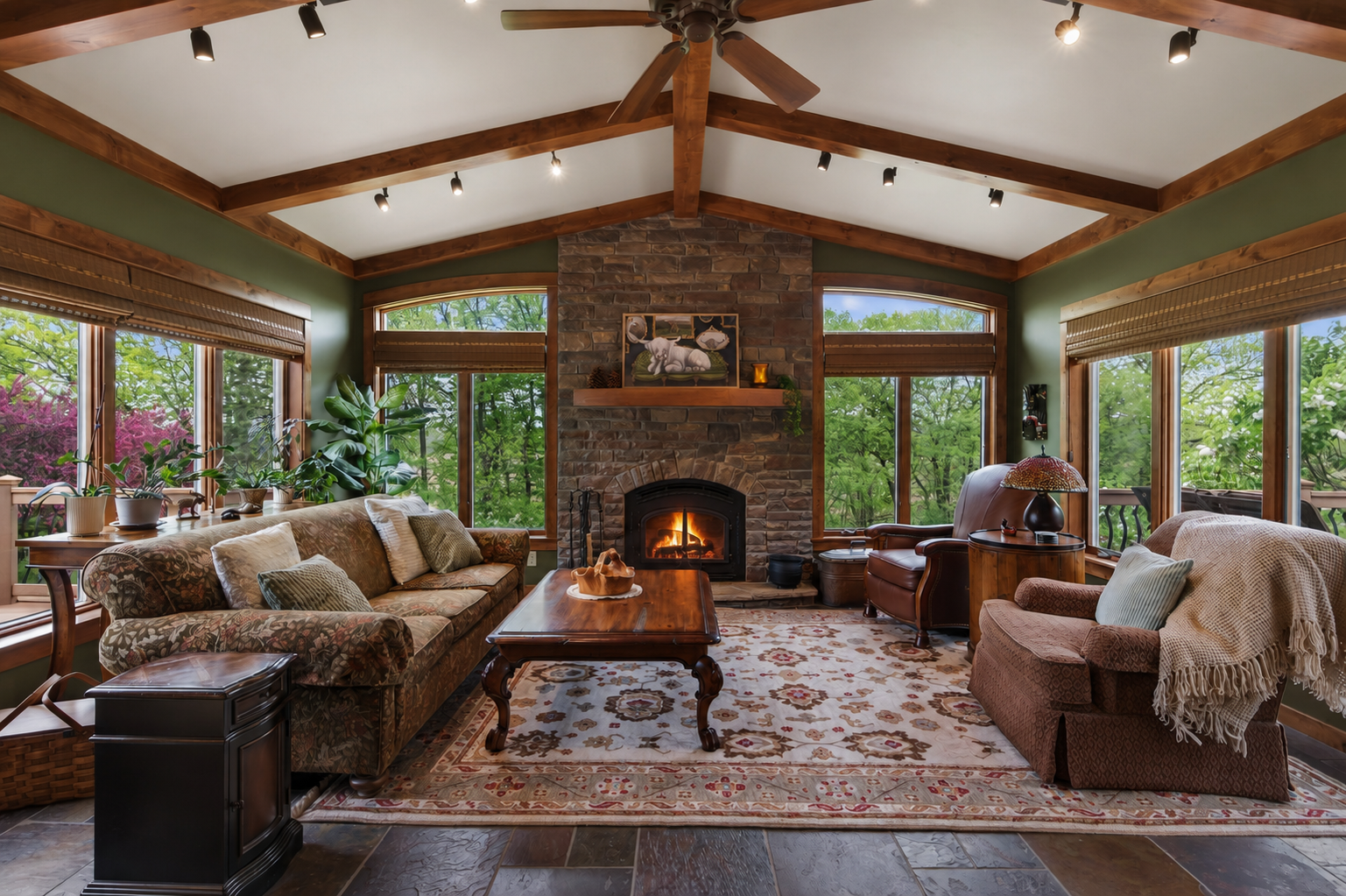 Hearth Room with fireplace