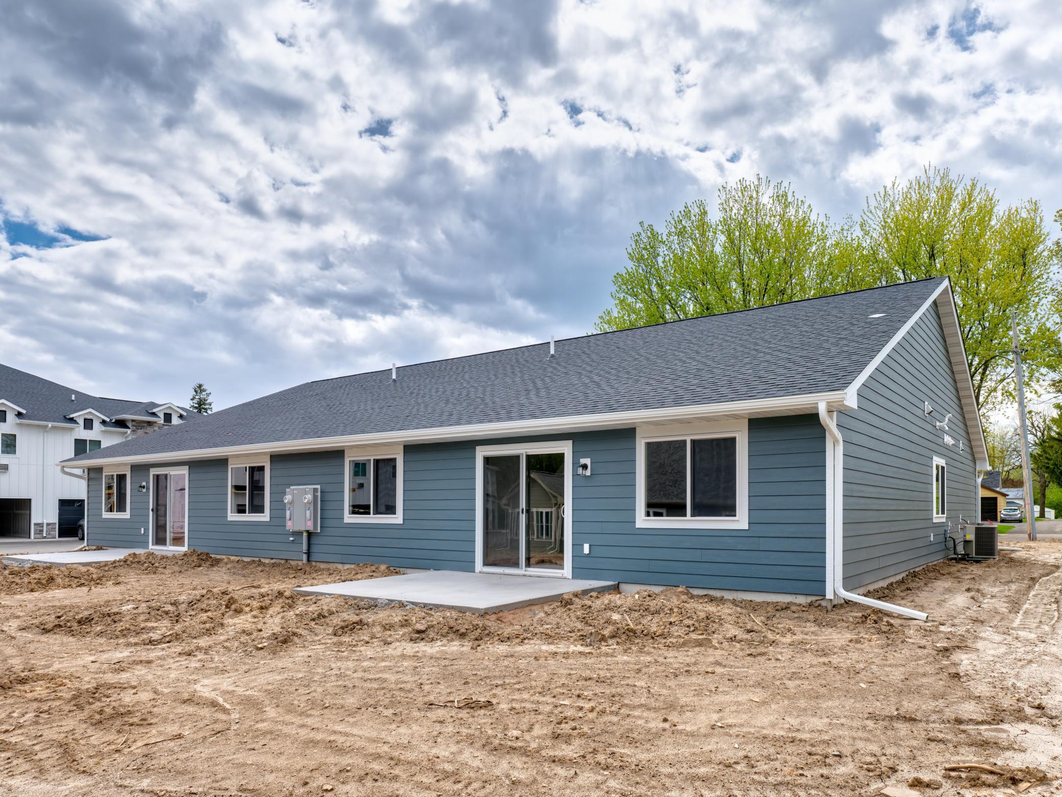 17 - Exterior Rear - concrete patio with privacy fence coming soon!
